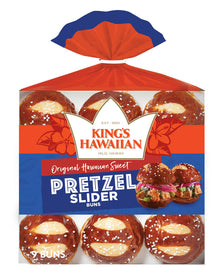 Wholesale Kings Hawaiian Case Pretzel Slider Bun- Bulk