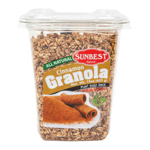Wholesale Sunbest Cinnamon All Natural Granola 15 Oz Tub- Bulk