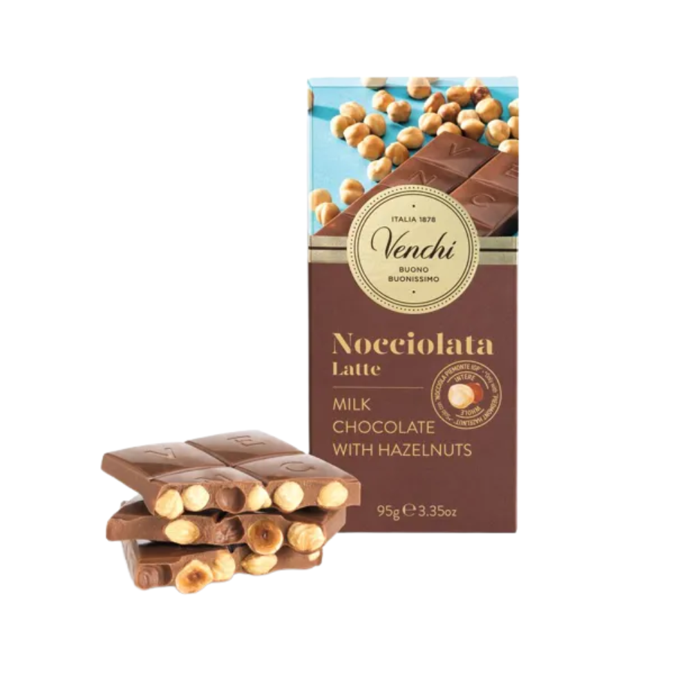 Wholesale Venchi Milk Chocolate Hazelnut Bar | 3.53 oz- Bulk