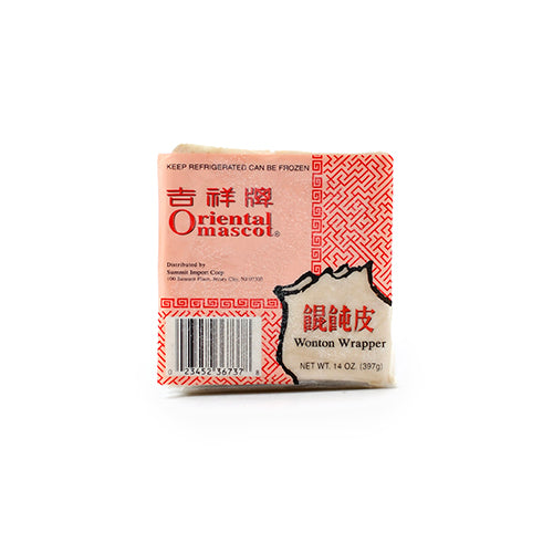 Wholesale Masco White Square Wonton Wrapper 14oz- Bulk