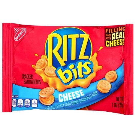 Wholesale Nabisco Each 1Oz Ritz Bits Cheese Sandwich Crackers- Bulk
