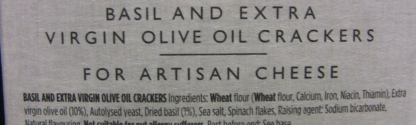 Wholesale Fcc Basil/Evoo Crackers- Bulk