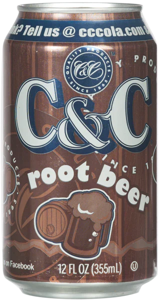 Wholesale C & C Case Root Beer Soda- Bulk
