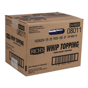 Wholesale Rich's Whip Topping Frozen 32oz- Bulk