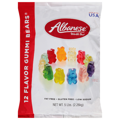 Wholesale Albanese Each Assorted Gummy Bears Bulk- Bulk