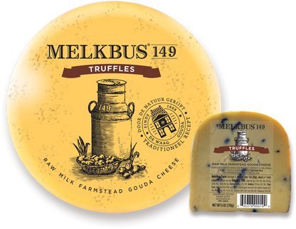 Wholesale Melkbus Gouda W/ Truffles Raw Milk- Bulk