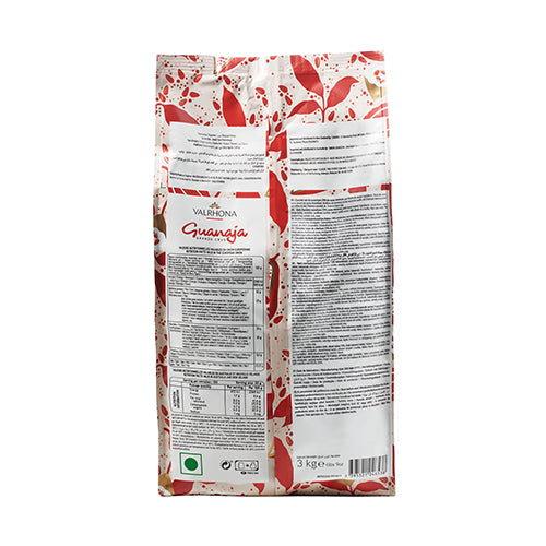 Wholesale Valrhona 70% Guanaja Dark Chocolate 3kg- Bulk