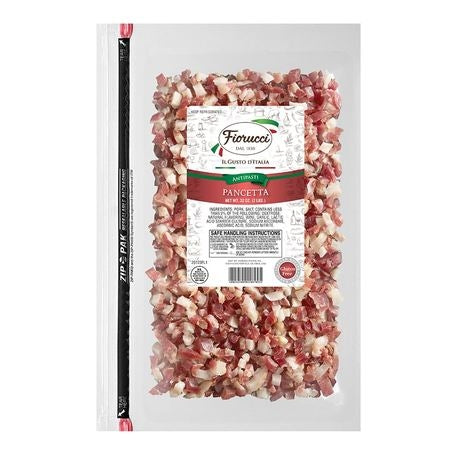 Wholesale Fiorucci Case Diced Pancetta- Bulk