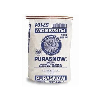 Wholesale Gold Medal Purasnow Soft as Silk Cake Flour 50lb- Bulk
