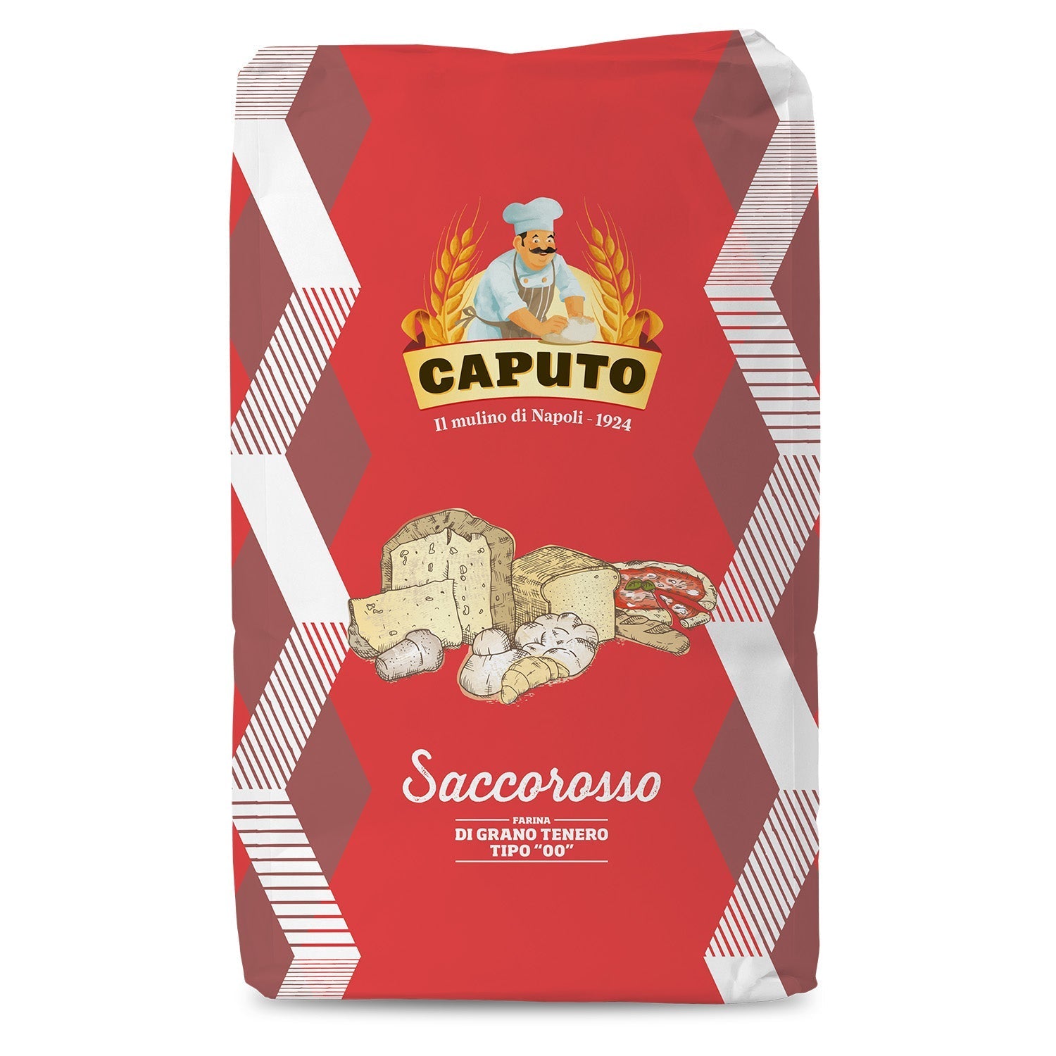 Wholesale Caputo Caputo 00 Saccorosso Flour 25kg- Bulk