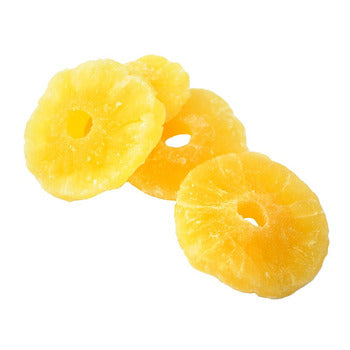 Wholesale Bazzini Nuts Dried Pineapple Rings 5lb- Bulk