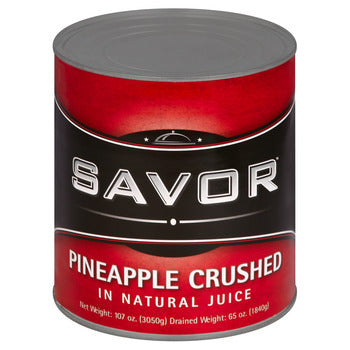 Wholesale Savor Imports Crushed Pineapple- Bulk