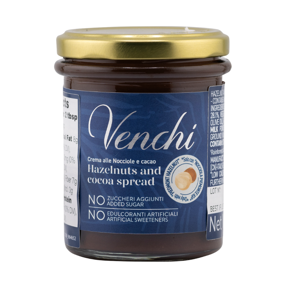 Wholesale Venchi Case No Added Sugar Hazelnut Spread- Bulk