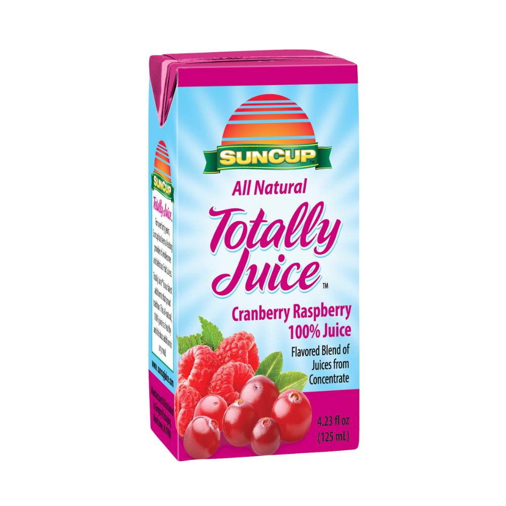 Wholesale Suncup Cranberry Raspberry Juice 100% | 4.23 oz- Bulk