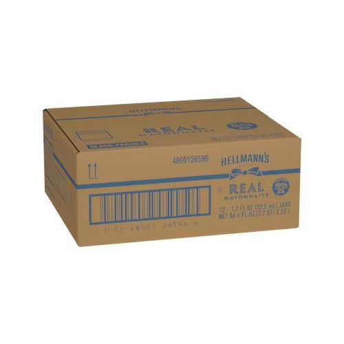 Wholesale Hellmann's Hellmann's Real Mayonnaise Mini Jar 72 X 1.2 Oz 1.2oz- Bulk