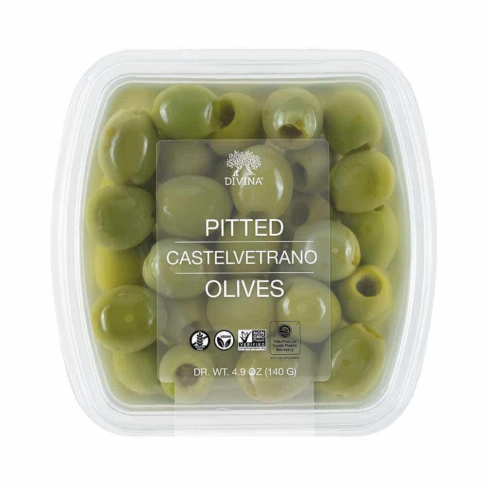 Wholesale Divina Pitted Castelvetrano Olives 4.9 Oz- Bulk