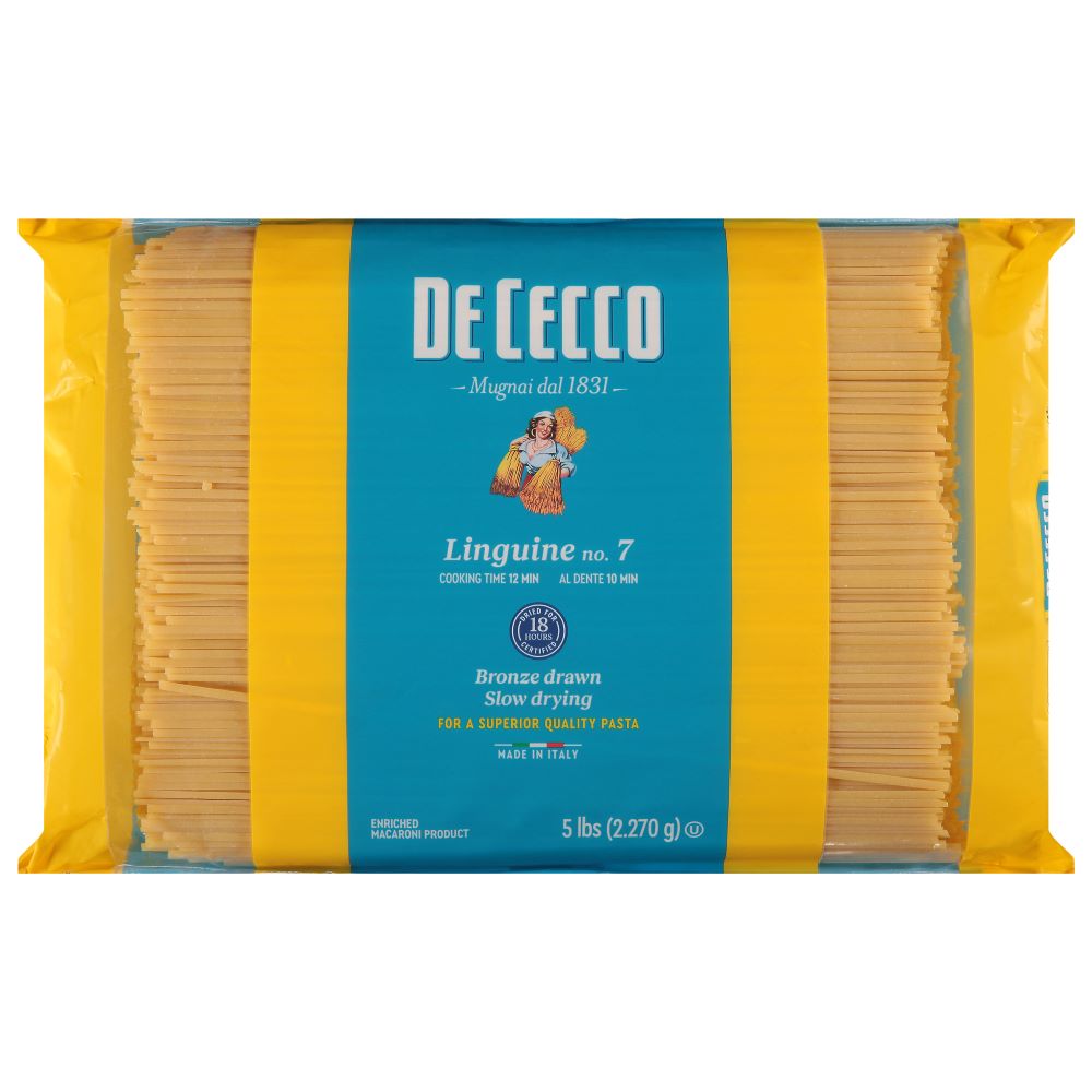 Wholesale De Cecco Dried Linguine Pasta 5lb- Bulk