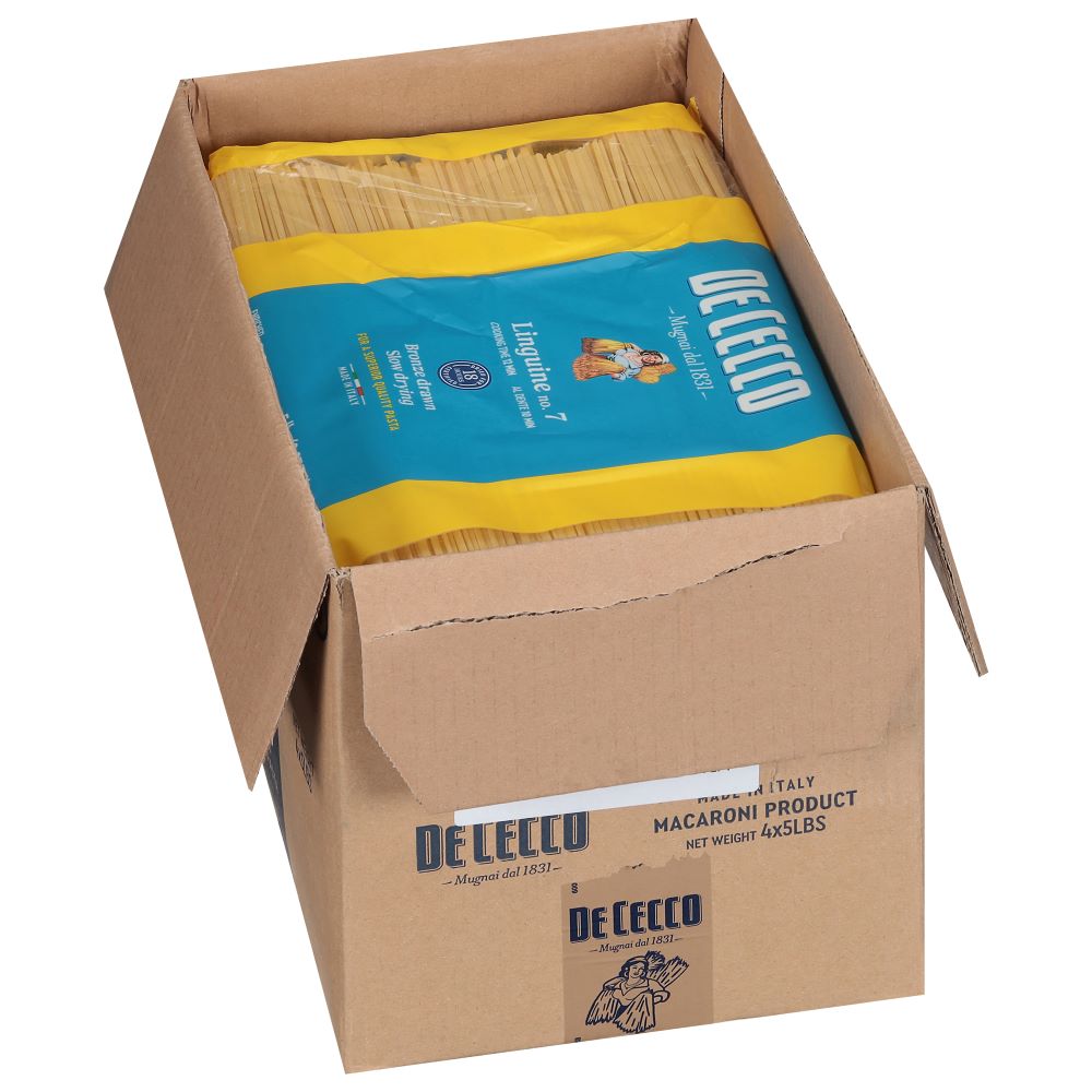 Wholesale De Cecco Dried Linguine Pasta 5lb- Bulk