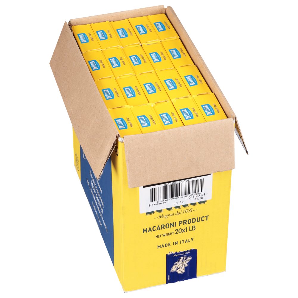 Wholesale De Cecco Dried Angel Hair Capellini Pasta 16oz- Bulk