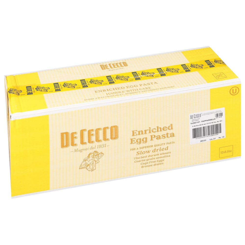 Wholesale De Cecco Dried Pappardelle Pasta 8.8oz- Bulk