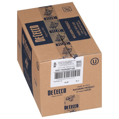 Wholesale De Cecco Dried Spaghettini Pasta 5lb- Bulk
