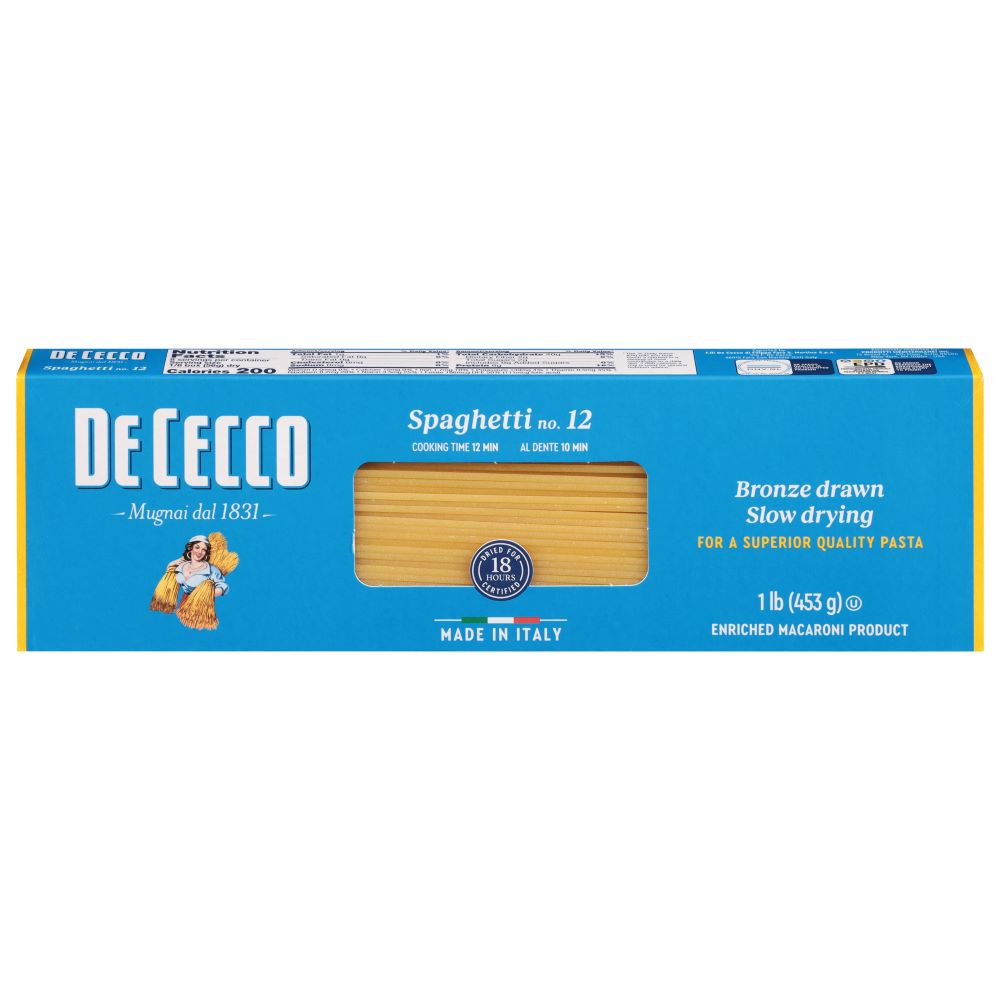 Wholesale De Cecco Dried Spaghettini Pasta 16oz- Bulk