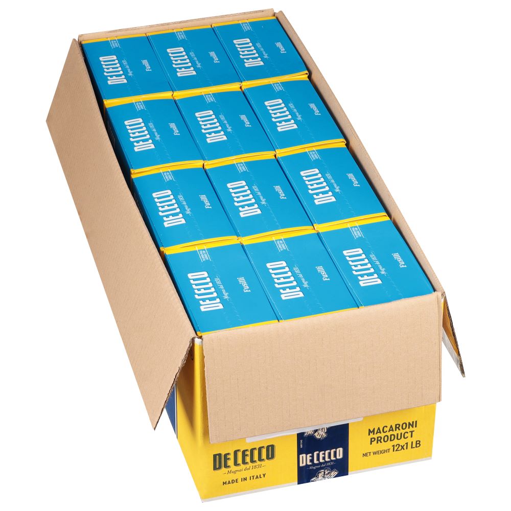 Wholesale De Cecco Dried Fusilli Pasta 5lb- Bulk