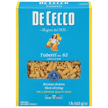 Wholesale De Cecco Dried Tubetti Pasta 16oz- Bulk