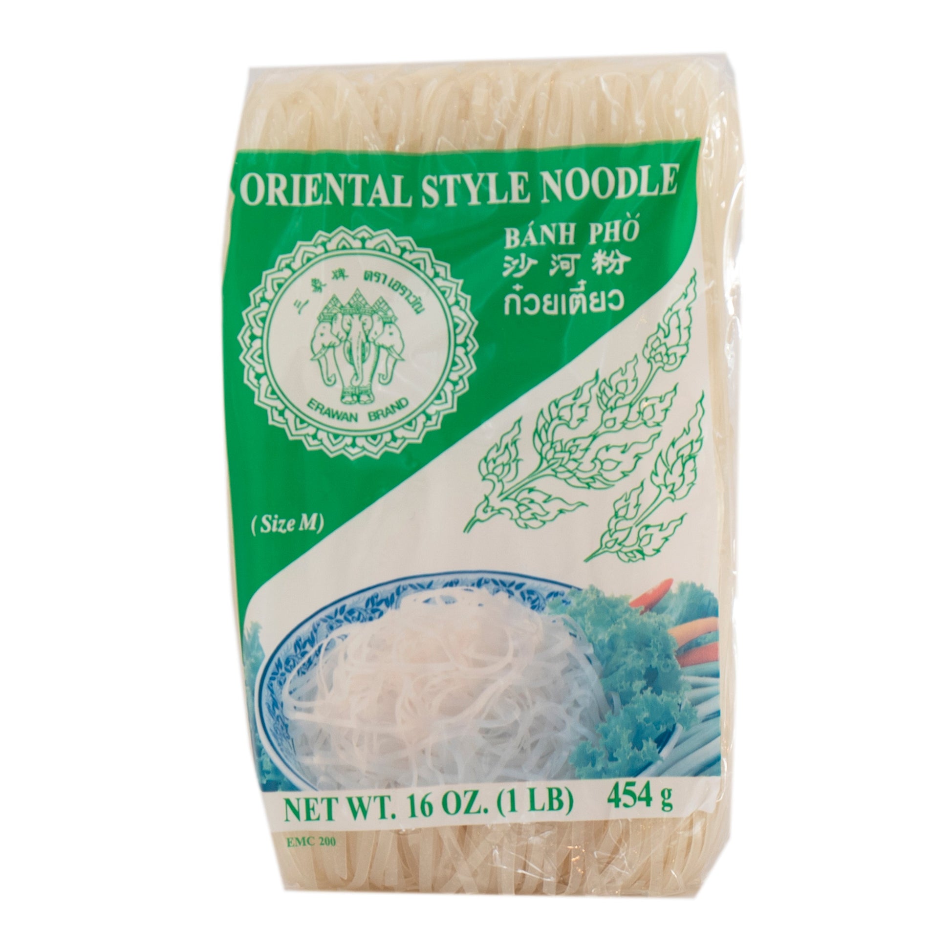 Wholesale Erawan Brand Medium Flat Rice Stick 1lb- Bulk