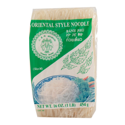 Wholesale Erawan Brand Medium Flat Rice Stick 1lb- Bulk