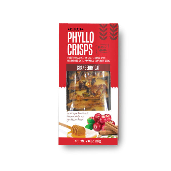 Wholesale Phyllo Crisps Cranberry Oat- Bulk