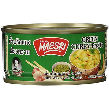 Wholesale Maesri Green Curry Paste 4oz- Bulk