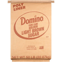 Wholesale Domino Light Brown Sugar 50lb- Bulk