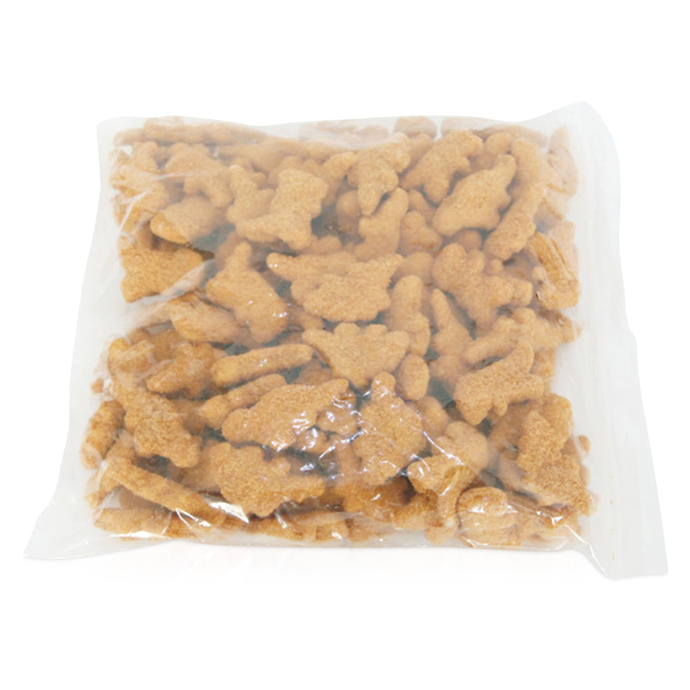 Wholesale Perdue Case Cooked Dino Shaped Chicken Nuggets- Bulk