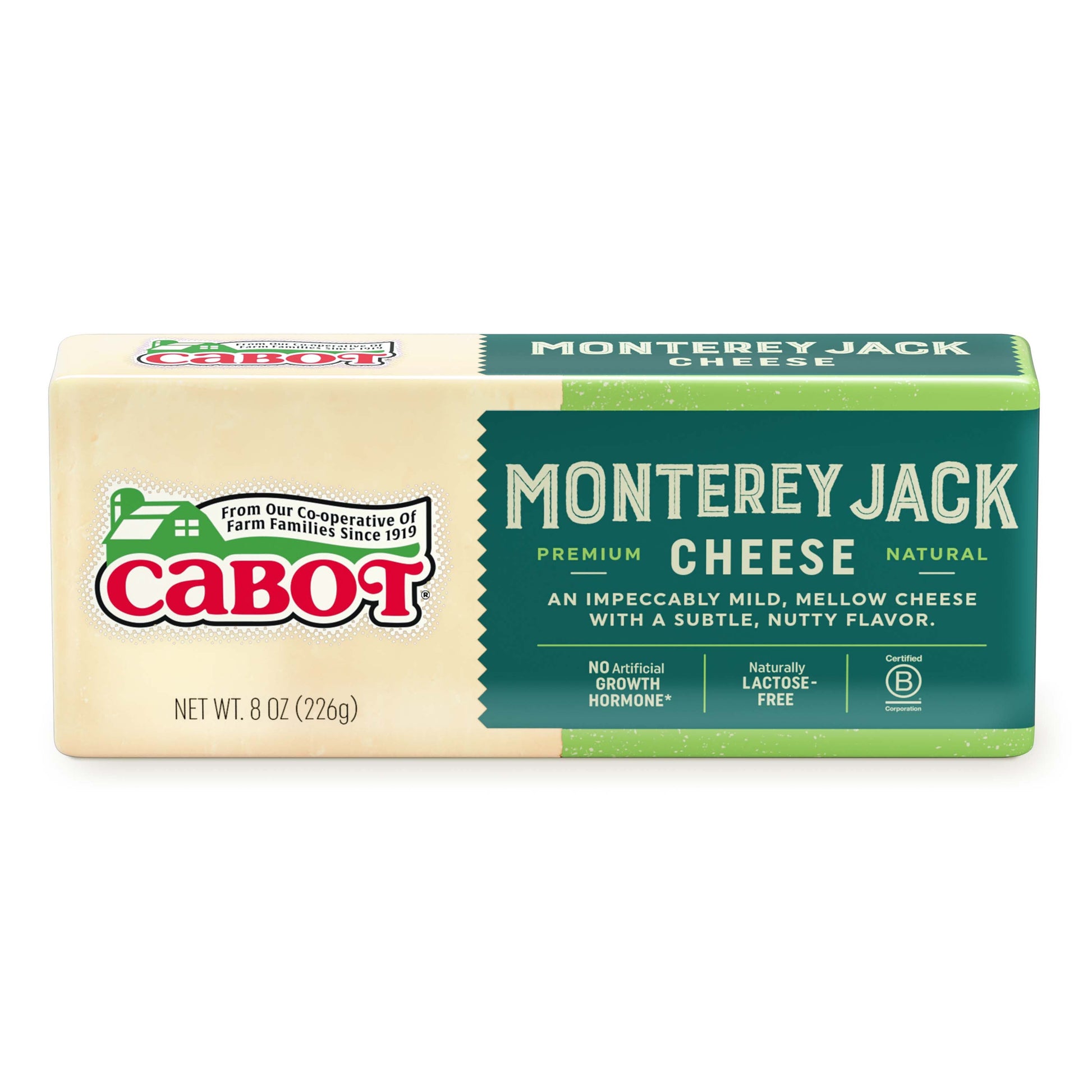 Wholesale Cabot Monterey Jack Bar- Bulk