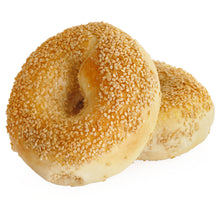 Wholesale Original Bagel Case Par-Baked Sesame Seed Bagels Unsliced- Bulk