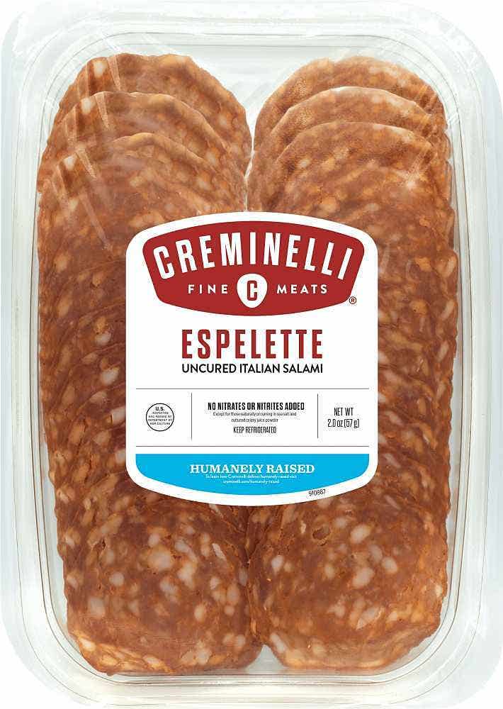Wholesale Creminelli Espelette Italian Salami Uncured 2 Oz- Bulk