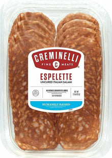 Wholesale Creminelli Espelette Italian Salami Uncured 2 Oz- Bulk
