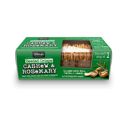 Wholesale Olinas Crisps Cashew And Rosemary- Bulk