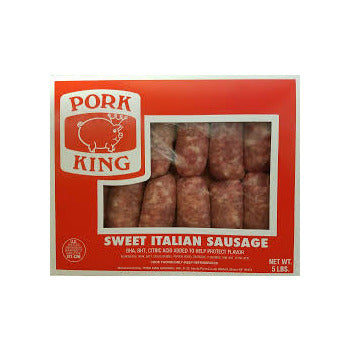 Wholesale Pork King Sweet Italian Pork Sausage 5lb- Bulk