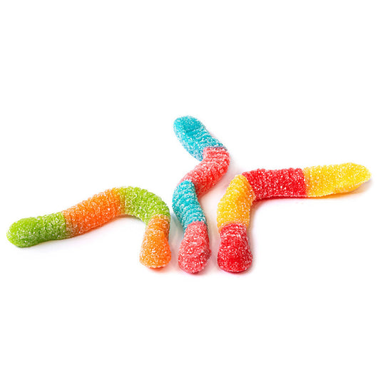 Wholesale Müttenberg Candy Gummy Worms Sour Neon- Bulk