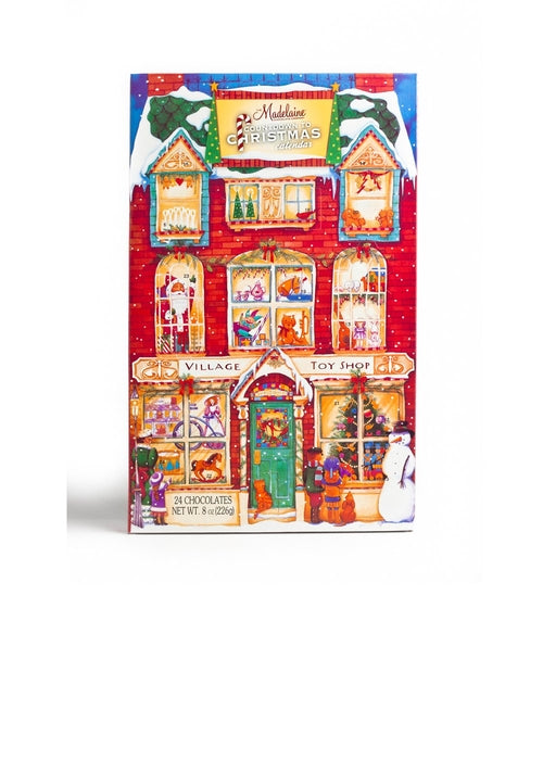 Wholesale Madelaine Chocolate 8 Oz. Village Toy Shop Countdown To Christmas Calendar- Bulk