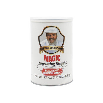 Wholesale Chef Paul Prudhomme Blackened Red Fish Seasoning Blend 24oz- Bulk