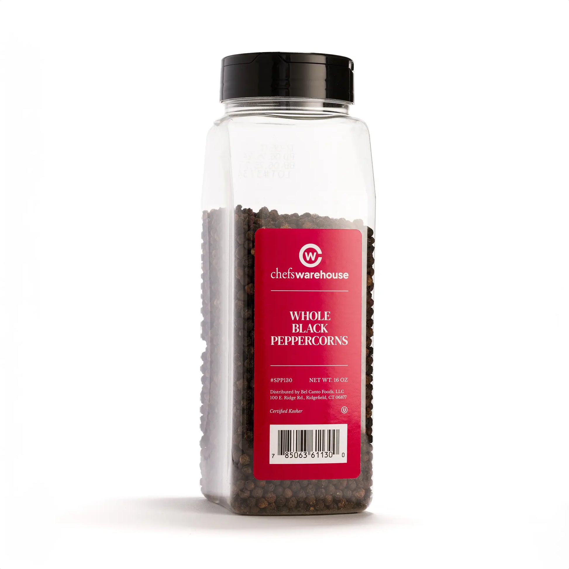 Wholesale BoxNCase Whole Black Pepper 16oz- Bulk