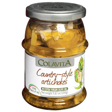 Wholesale Colavita Case Artichoke Hearts Country Style Extra Virgin- Bulk