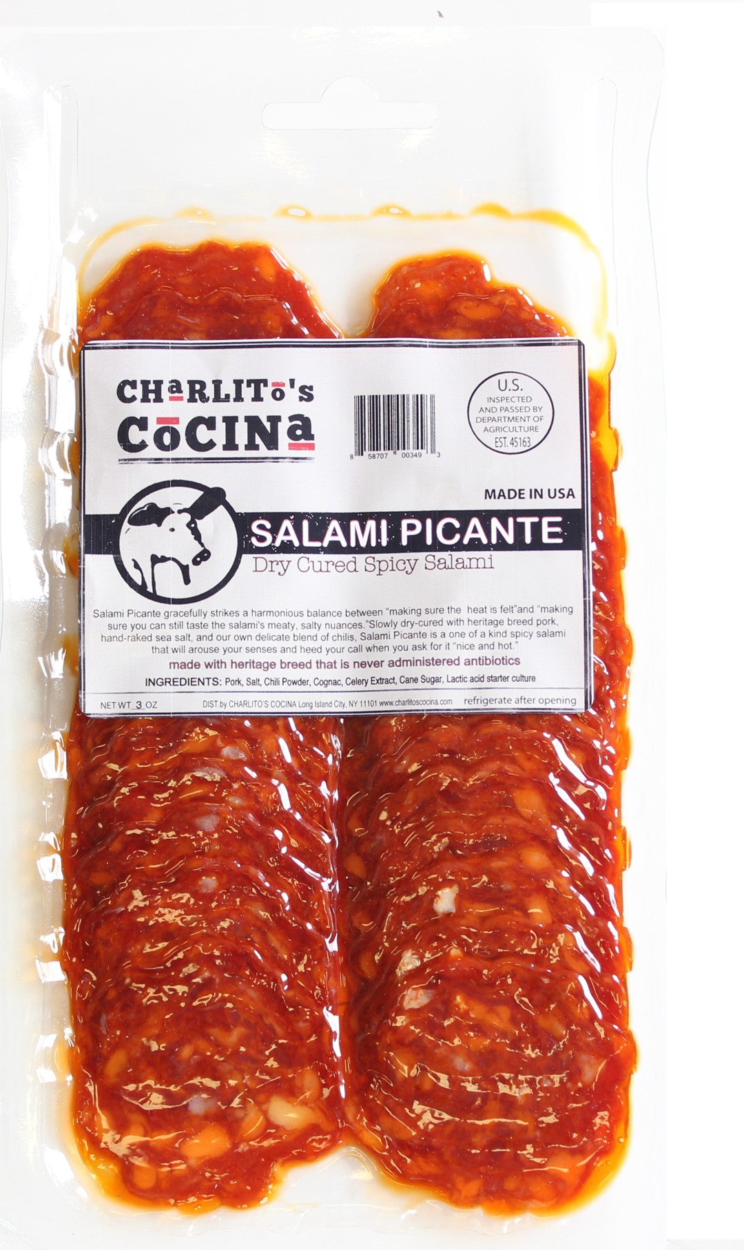 Wholesale Charlito'S Salami Picante Slc Dry- Bulk