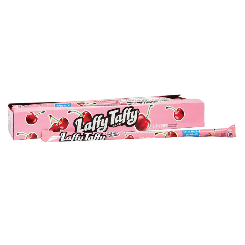 Wholesale Laffy Taffy Ropes Cherry 24 Count- Bulk