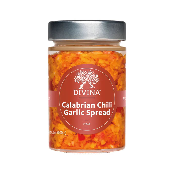 Wholesale Divina Calabrian Chili Garlic Sprd- Bulk