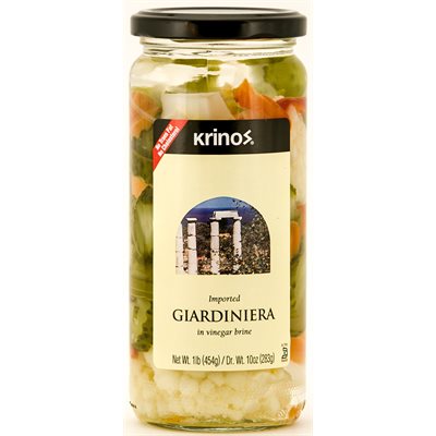 Wholesale Krinos Giardiniera 1Lb Jar- Bulk