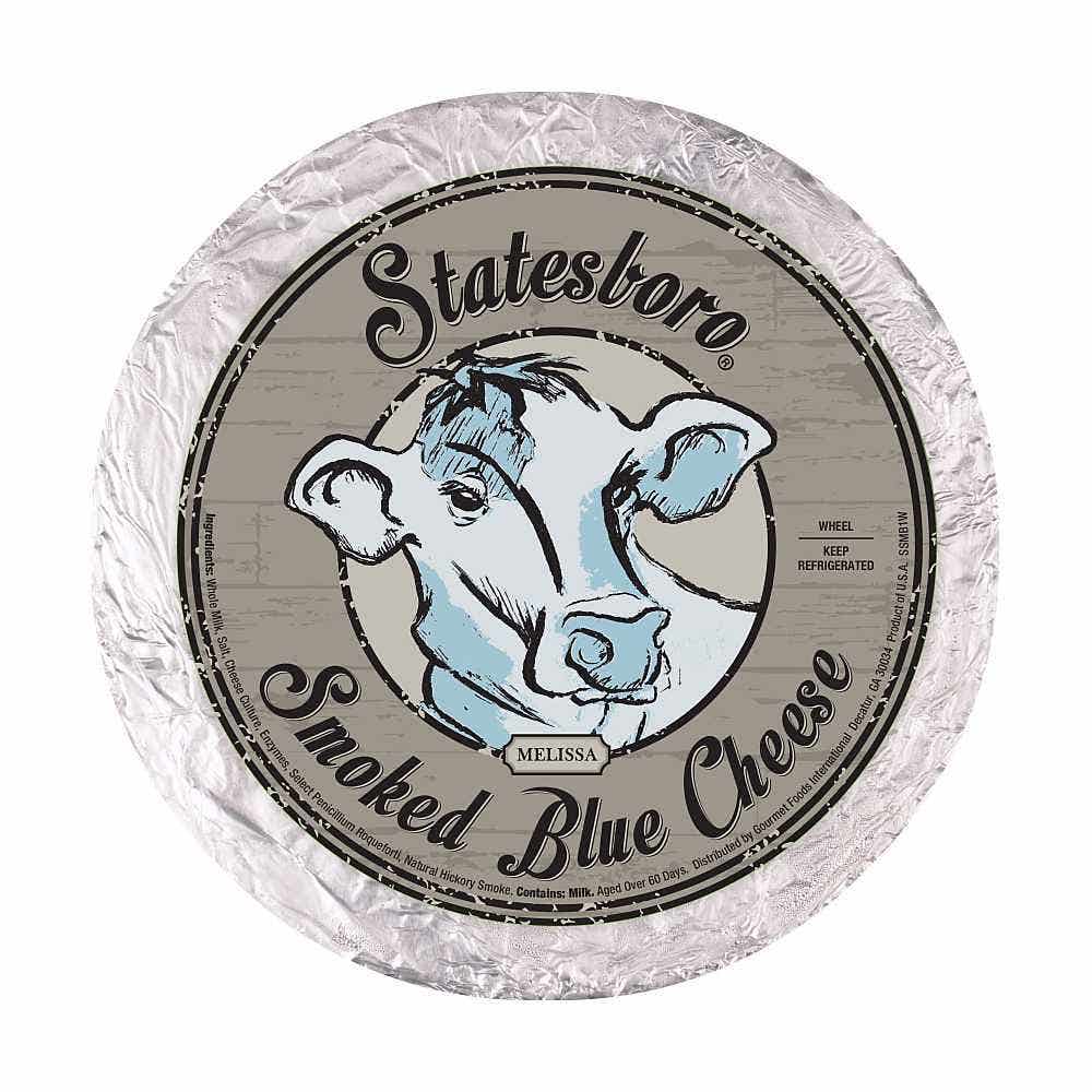 Wholesale Statesboro Smoked Blue Cheese Wheel 5 Lb- Bulk
